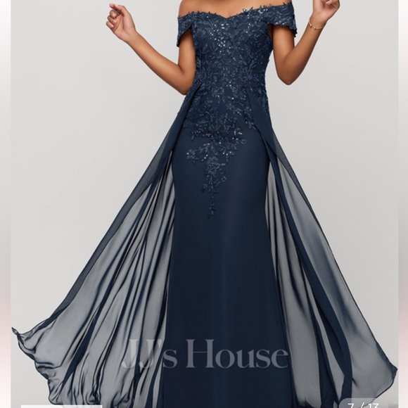 JJs House | Dresses | Navy Blue Formal Dress | Poshmark